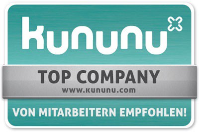 Award: kununu TOP COMPANY Award: kununu TOP COMPANY