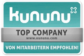 Award: Kununu Top Company Award: Kununu Top Company
